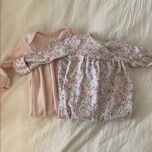 SOLD Two pack Carter’s new born nightgowns
